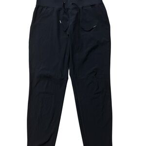 UTOPIA WOMENS High Rise Navy Blue Pants Size Large Closure Pull on Drawtring